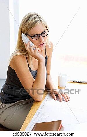blond, blueprint, business, calling View Large Photo Image Stock Photo - blond, blueprint, business, calling. Fotosearch