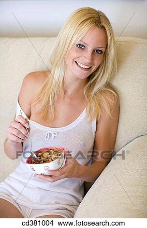 blond, bowl, breakfast, cereals View Large Photo Image Picture - blond, bowl, breakfast, cereals. Fotosearch