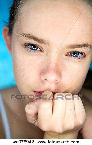 blue eyes, Close-up, contemporary View Large Photo Image Stock Image - blue eyes, Close-up, contemporary. Fotosearch