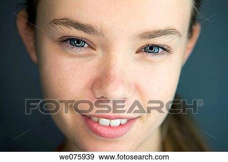blue eyes, Close-up, contemporary View Large Photo Image Stock Photo - blue eyes, Close-up, contemporary. Fotosearch