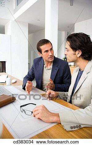 blueprint, business, colleague View Large Photo Image Picture - blueprint, business, colleague. Fotosearch