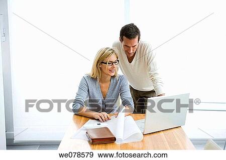 blueprint, business, colleague View Large Photo Image Stock Photo - blueprint, business, colleague. Fotosearch