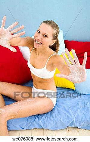 Body care, contemporary, cream View Large Photo Image Stock Photo - Body care, contemporary, cream. Fotosearch
