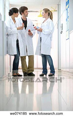 Stock Photography - bottle, break, break-time, chat. Fotosearch