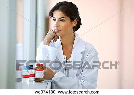 bottle, brunette, absorbed View Large Photo Image Stock Image - bottle, brunette, absorbed. Fotosearch