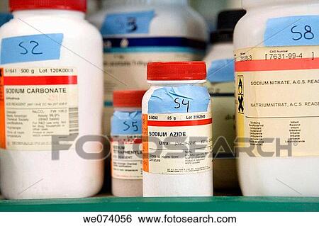 Stock Photograph - bottle, indoors, Close-up, chemistry, arrangement. Fotosearch