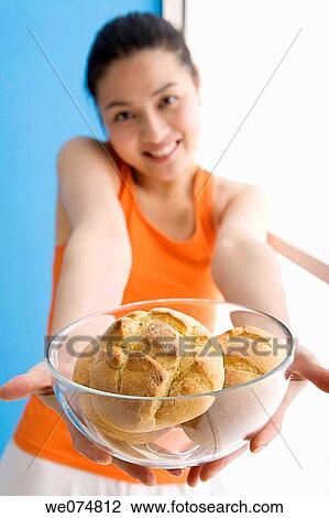 bowl, breadroll, Bread roll, bread, Asian View Large Photo Image Stock Image - bowl, breadroll, Bread roll, bread, Asian. Fotosearch