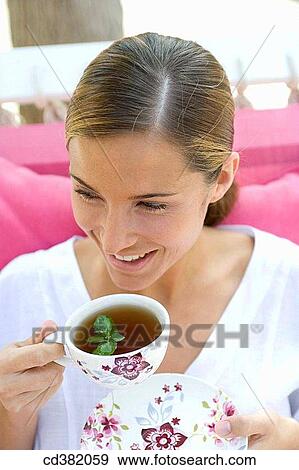 break, brown hair, calm, chestnut hair View Large Photo Image Stock Photo - break, brown hair, calm, chestnut hair. Fotosearch