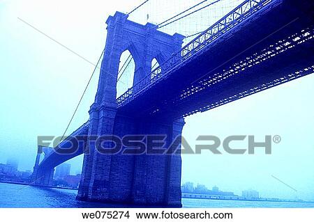 BROOKLYN BRIDGE. DOWNTOWN MANHATTAN. NEW YORK. USA View Large Photo Image Picture - BROOKLYN BRIDGE. DOWNTOWN MANHATTAN. NEW YORK. USA. Fotosearch