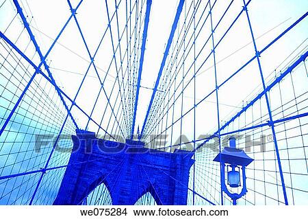 BROOKLYN BRIDGE. DOWNTOWN MANHATTAN. NEW YORK. USA View Large Photo Image Picture - BROOKLYN BRIDGE. DOWNTOWN MANHATTAN. NEW YORK. USA. Fotosearch