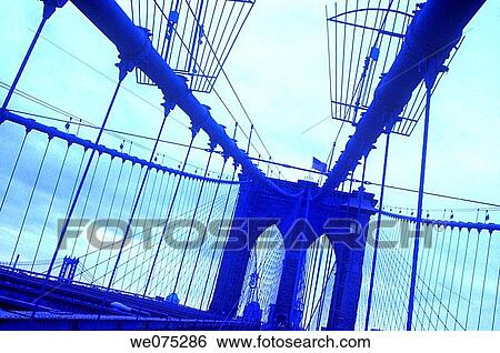 BROOKLYN BRIDGE. DOWNTOWN MANHATTAN. NEW YORK. USA View Large Photo Image Stock Photograph - BROOKLYN BRIDGE. DOWNTOWN MANHATTAN. NEW YORK. USA. Fotosearch