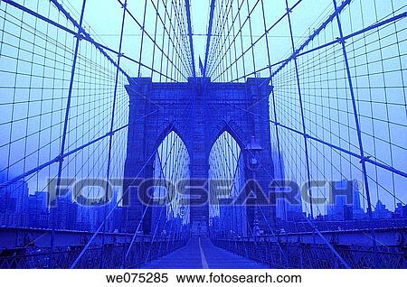 BROOKLYN BRIDGE. DOWNTOWN MANHATTAN. NEW YORK. USA View Large Photo Image Stock Photography - BROOKLYN BRIDGE. DOWNTOWN MANHATTAN. NEW YORK. USA. Fotosearch