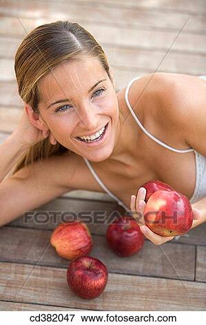 brown hair, chestnut hair, apple View Large Photo Image Stock Photo - brown hair, chestnut hair, apple. Fotosearch