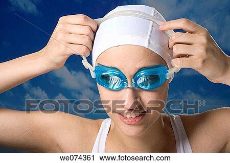 brunette, cap, Close-up View Large Photo Image Stock Image - brunette, cap, Close-up. Fotosearch