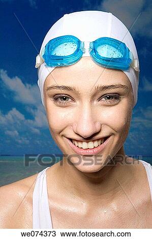 brunette, cap, Close-up View Large Photo Image Stock Image - brunette, cap, Close-up. Fotosearch