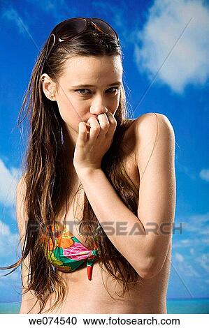 brunette, carnality View Large Photo Image Stock Image - brunette, carnality. Fotosearch