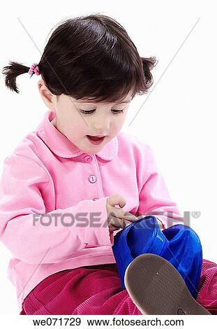 brunette, case, child, childhood View Large Photo Image Stock Photo - brunette, case, child, childhood. Fotosearch