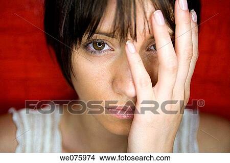 brunette, Close-up, contemporary View Large Photo Image Picture - brunette, Close-up, contemporary. Fotosearch