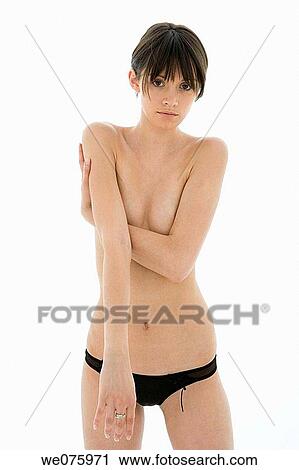 brunette, contemporary, cover View Large Photo Image Stock Image - brunette, contemporary, cover. Fotosearch