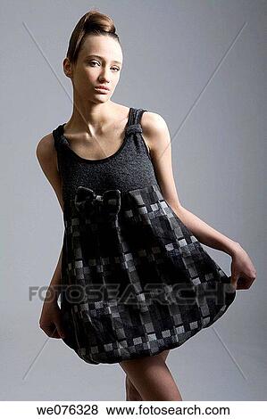 brunette, contemporary, dark hair View Large Photo Image Stock Photo - brunette, contemporary, dark hair. Fotosearch