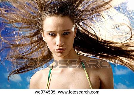 brunette, contemporary, dark hair View Large Photo Image Stock Photography - brunette, contemporary, dark hair. Fotosearch