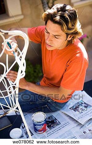 Stock Image - brush, chair, contemporary. Fotosearch