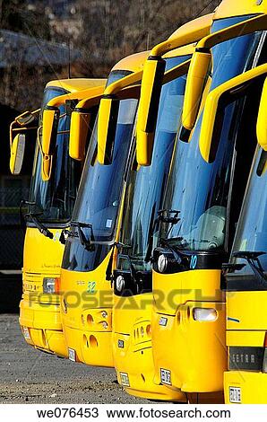 Buses, Bourg-Madame. Pyr? n? es-Orientales, Languedoc-Roussillon, France View Large Photo Image Stock Image - Buses, Bourg-Madame. Pyr? n? es-Orientales, Languedoc-Roussillon, France. Fotosearch