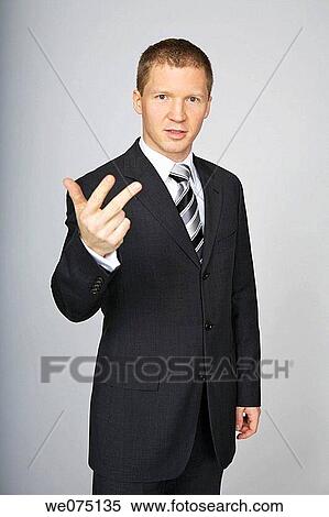 Stock Photography - business, calculating, businesspeople, businessman, authority. Fotosearch