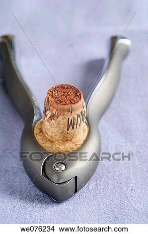 Champain screwcork View Large Photo Image Picture - Champain screwcork. Fotosearch