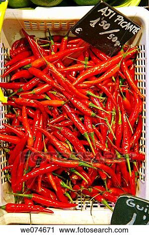 Chilli peppers for sale at La Boqueria market, Barcelona. Catalonia, Spain View Large Photo Image Stock Image - Chilli peppers for sale at La Boqueria market, Barcelona. Catalonia, Spain. Fotosearch