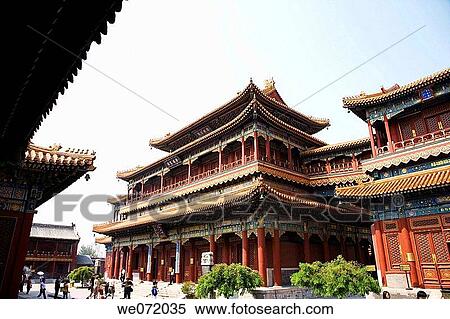 Stock Photography - China. Bejing. The Lama Temple.. Fotosearch