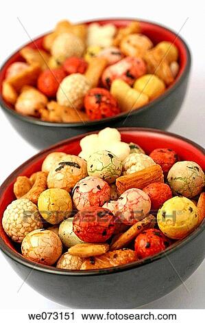 Chinese rice crackers View Large Photo Image Stock Image - Chinese rice crackers. Fotosearch