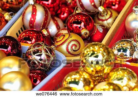 Christmas balls for sale at Christmas market, Barcelona. Catalonia, Spain View Large Photo Image Stock Photograph - Christmas balls for sale at Christmas market, Barcelona. Catalonia, Spain. Fotosearch