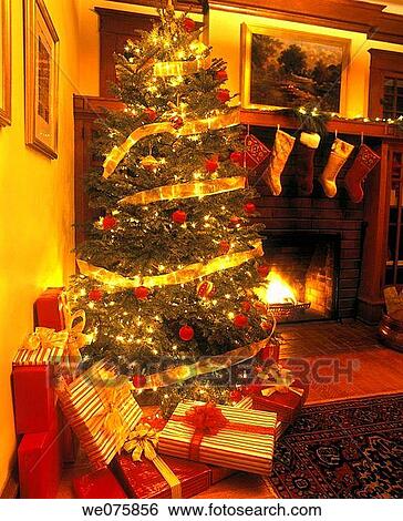 christmas room. arts and crafts home. USA. View Large Photo Image Stock Photograph - christmas room. arts and crafts home. USA.. Fotosearch