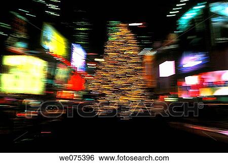 CHRISTMAS TREE TIMES. SQUARE MANHATTAN. NEW YORK. USA View Large Photo Image Stock Photograph - CHRISTMAS TREE TIMES. SQUARE MANHATTAN. NEW YORK. USA. Fotosearch