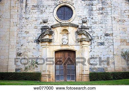 Church detail in Monells. Baix Emporda, Girona province, Catalonia, Spain View Large Photo Image Stock Image - Church detail in Monells. Baix Emporda, Girona province, Catalonia, Spain. Fotosearch