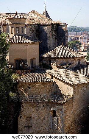 Church of Sant Dom? nec, Girona. Catalonia, Spain View Large Photo Image Stock Photo - Church of Sant Dom? nec, Girona. Catalonia, Spain. Fotosearch
