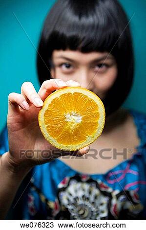 Stock Image - Citrus fruit, ethnic, contemporary, Asian. Fotosearch