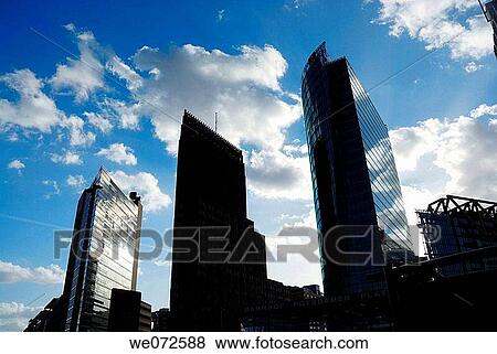 city, backlight, business, building, Berlin, architecture View Large Photo Image Stock Photo - city, backlight, business, building, Berlin, architecture. Fotosearch