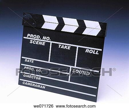 Clapperboard View Large Photo Image Stock Photograph - Clapperboard. Fotosearch