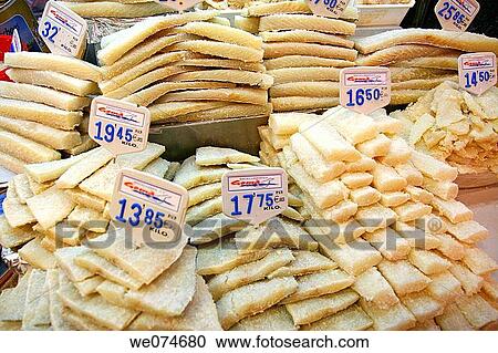 Codfish for sale at La Boqueria market, Barcelona. Catalonia, Spain View Large Photo Image Stock Image - Codfish for sale at La Boqueria market, Barcelona. Catalonia, Spain. Fotosearch