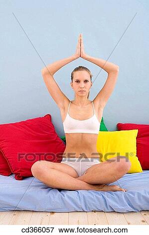 concentrate, concentration, Arms raised View Large Photo Image Stock Photo - concentrate, concentration, Arms raised. Fotosearch