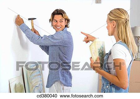 contemporary, couple, at-home View Large Photo Image Stock Image - contemporary, couple, at-home. Fotosearch