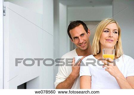 contemporary, couple, at-home View Large Photo Image Stock Image - contemporary, couple, at-home. Fotosearch