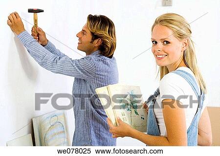 contemporary, couple, at-home View Large Photo Image Stock Photography - contemporary, couple, at-home. Fotosearch