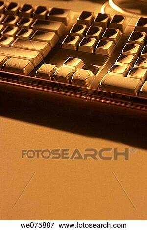 Stock Photo - detail of computer keyboard. Fotosearch