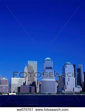 DOWNTOWN SKYLINE. MANHATTAN NEW YORK. USA View Large Photo Image Stock Image - DOWNTOWN SKYLINE. MANHATTAN NEW YORK. USA. Fotosearch