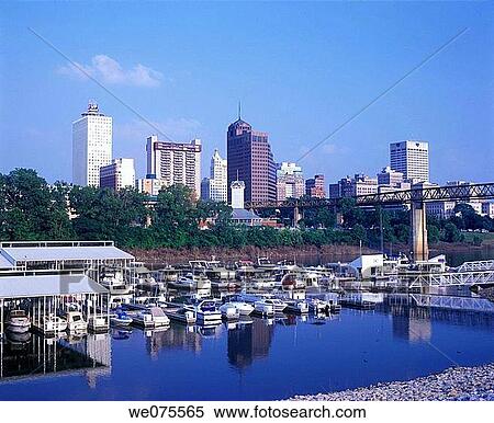 DOWNTOWN SKYLINE. MEMPHIS TENNESSEE. USA View Large Photo Image Stock Photography - DOWNTOWN SKYLINE. MEMPHIS TENNESSEE. USA. Fotosearch