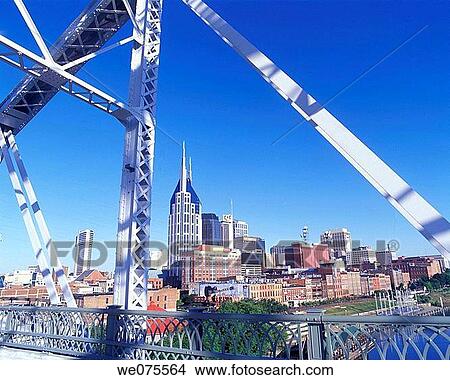 DOWNTOWN SKYLINE. NASHVILLE TENNESSEE. USA View Large Photo Image Picture - DOWNTOWN SKYLINE. NASHVILLE TENNESSEE. USA. Fotosearch