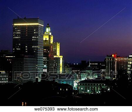 DOWNTOWN SKYLINE. PROVIDENCE RHODE ISLAND. USA View Large Photo Image Stock Image - DOWNTOWN SKYLINE. PROVIDENCE RHODE ISLAND. USA. Fotosearch